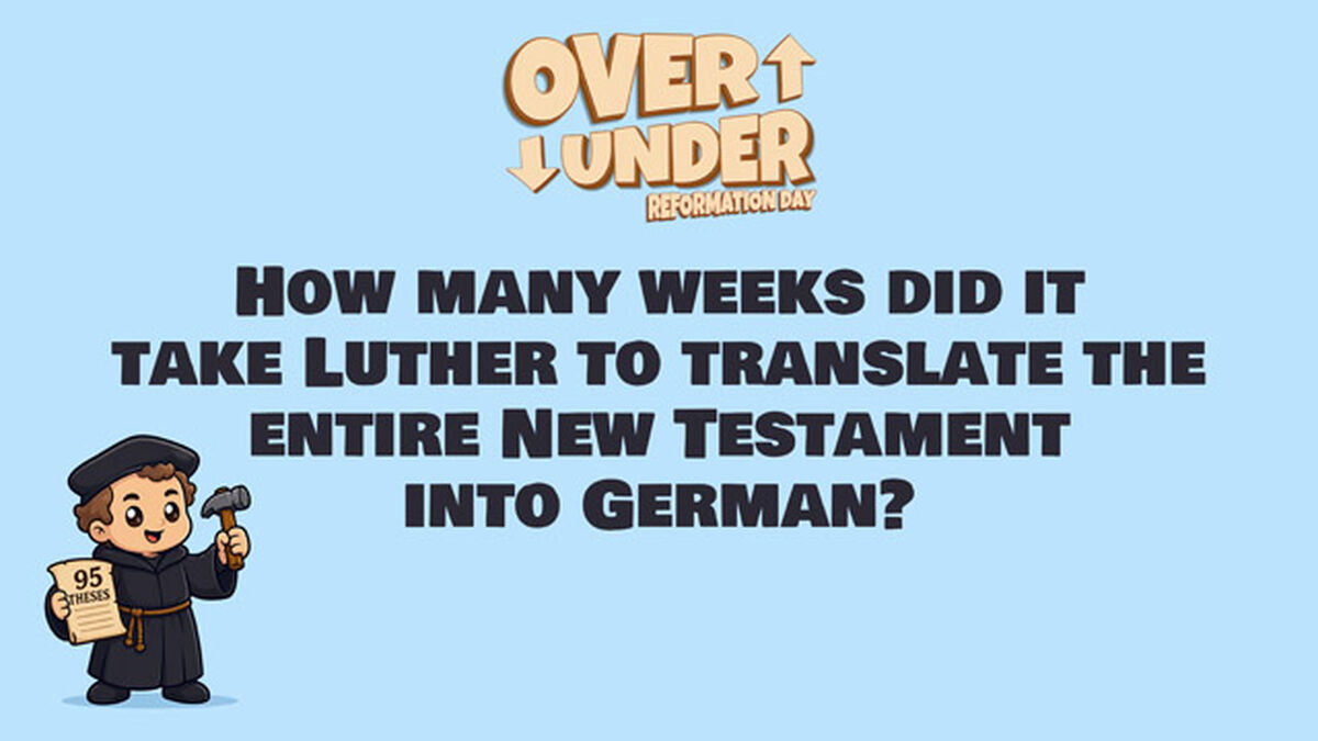 Over Under Reformation Day image number 1